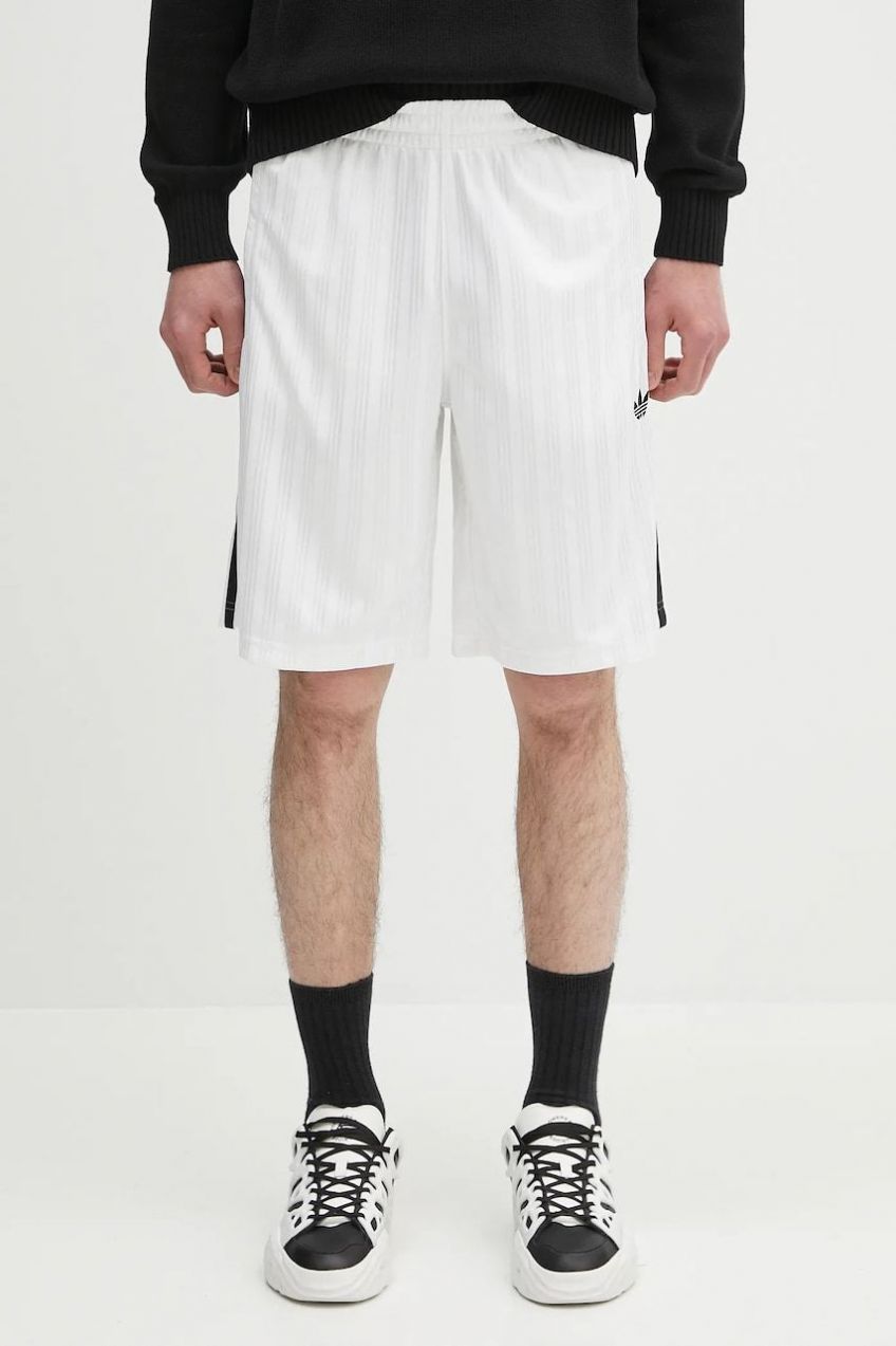 Šortky adidas Originals Poly Short biela farba, JP1033