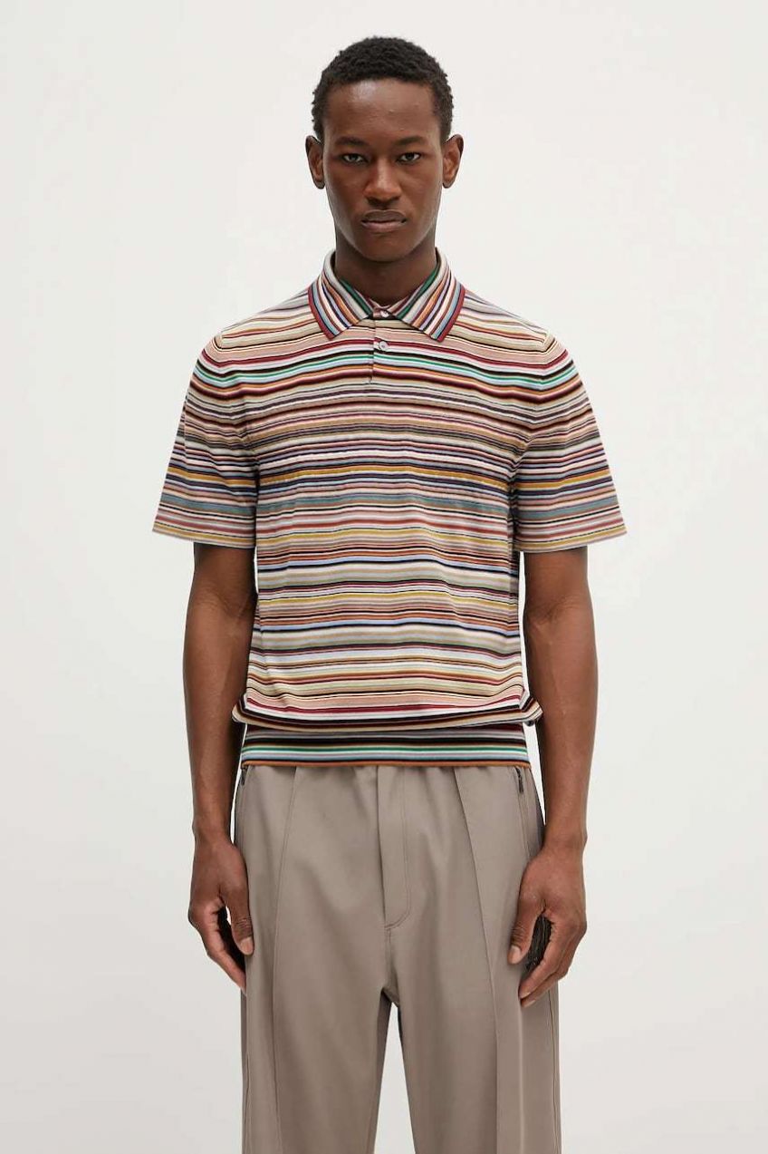 Bavlnené polo tričko Paul Smith viac farieb, vzorované, M1R-270Y-P02682