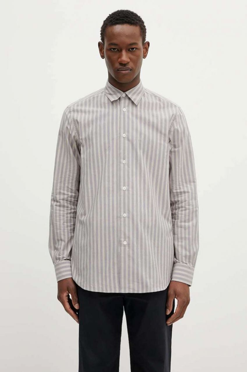 Bavlnená košeľa Paul Smith béžová farba, regular, s klasickým golierom, M1R-901U-P02635