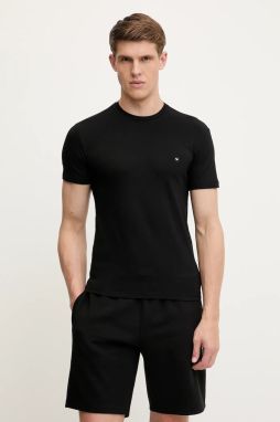Tričko Emporio Armani Underwear pánske, čierna farba, jednofarebné, EM000379 AF10785