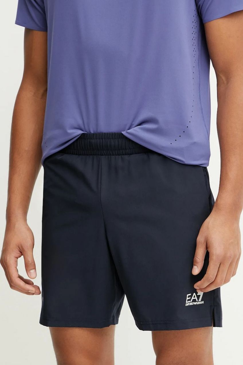 Šortky EA7 Emporio Armani tmavomodrá farba, AF14581.7M000169