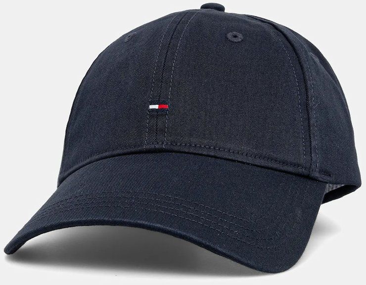 Bavlnená šiltovka Tommy Hilfiger tmavomodrá farba, jednofarebná, AW0AW17632