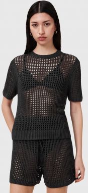 Blúzka AllSaints PALOMA čierna farba, jednofarebná, W045KC