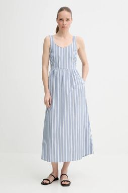 Bavlnené šaty Marc O'Polo maxi, áčkový strih, 5000006326