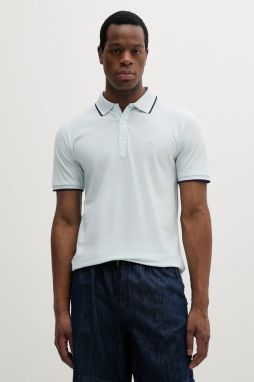 Bavlnené polo tričko Lindbergh jednofarebné, 30-404010