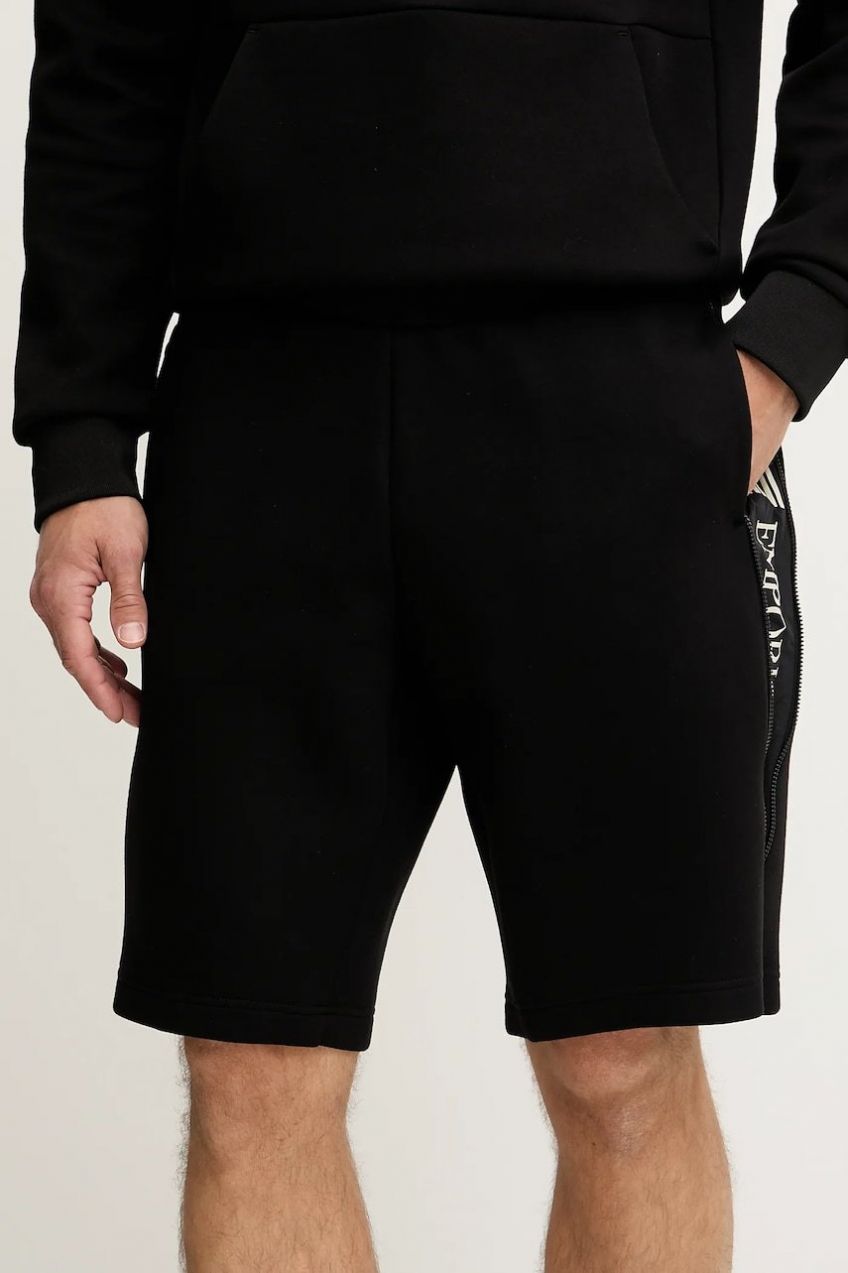 Šortky EA7 Emporio Armani čierna farba, AF13538.7M000143