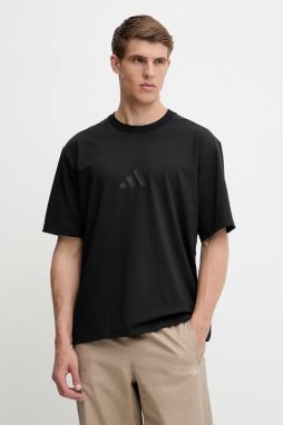 Tričko adidas Z.N.E. pánske, čierna farba, s potlačou, JJ1151