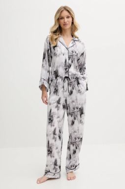 Pyžamo Dkny dámske, šedá farba, YI90053