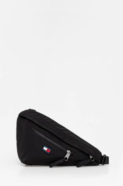 Ľadvinka Tommy Jeans čierna farba, AM0AM13392