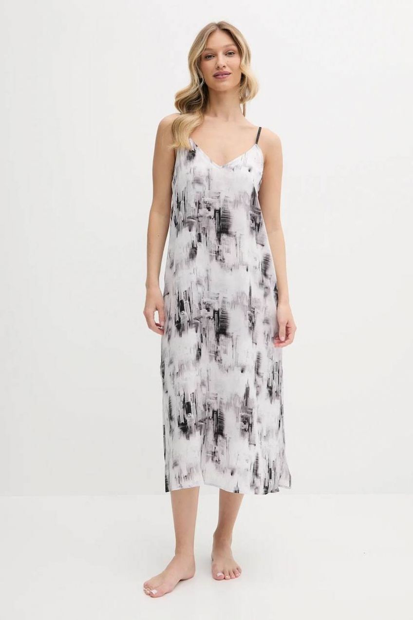 Nočná košeľa Dkny čierna farba, YI40053