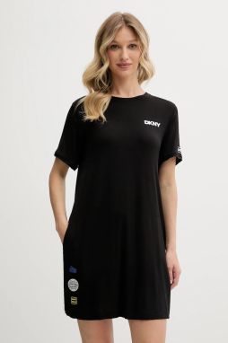 Nočná košeľa Dkny čierna farba, YI30051