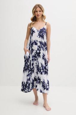 Nočná košeľa Dkny tmavomodrá farba, YI60052