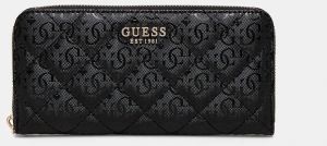 Peňaženka Guess LAUREL dámska, čierna farba, SWGG85 00146
