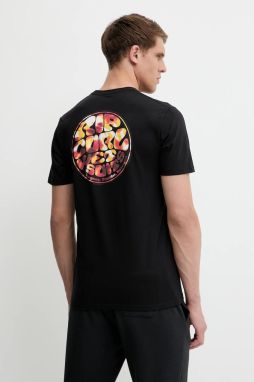 Tričko Rip Curl PASSAGE pánske, biela farba, s potlačou, 0JIMTE
