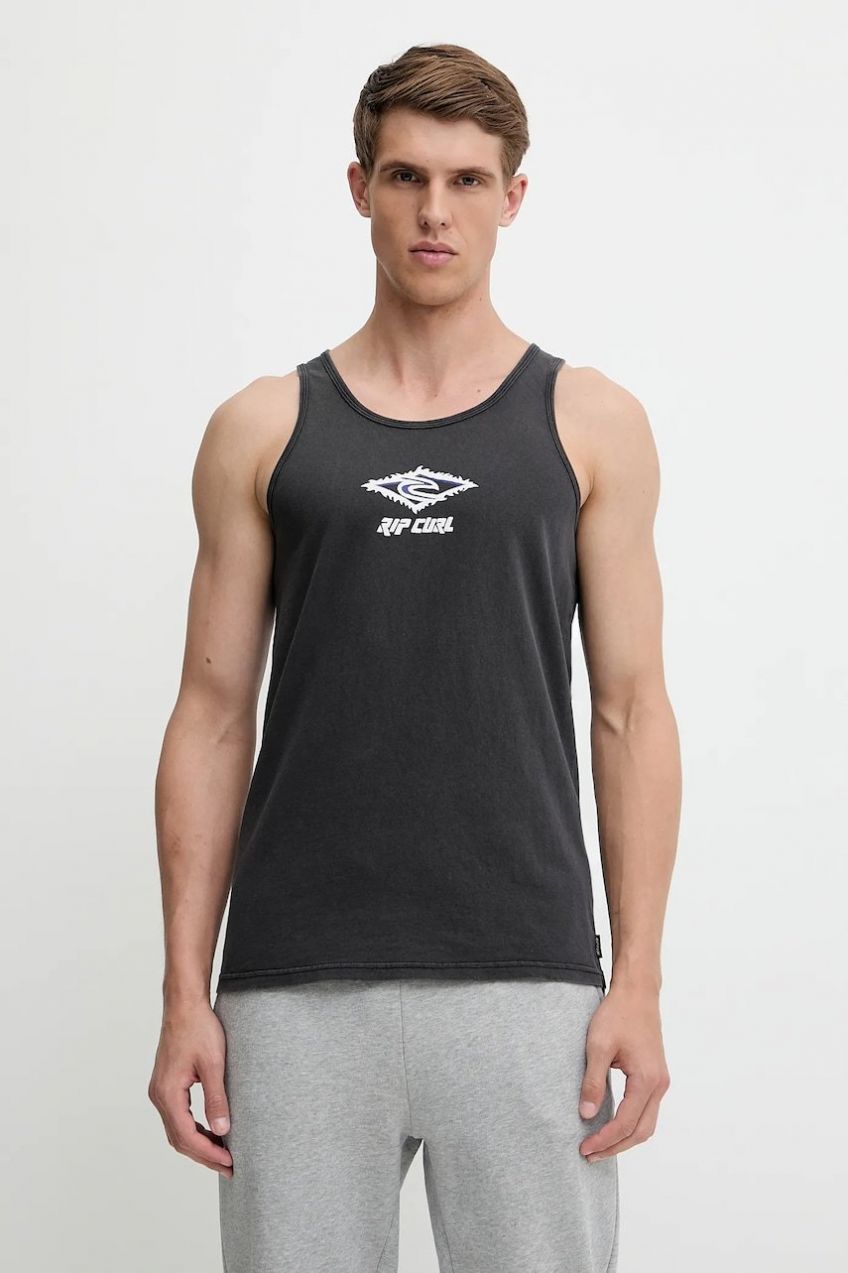 Bavlnené tričko Rip Curl RAW ENERGY šedá farba, 0OKMTE