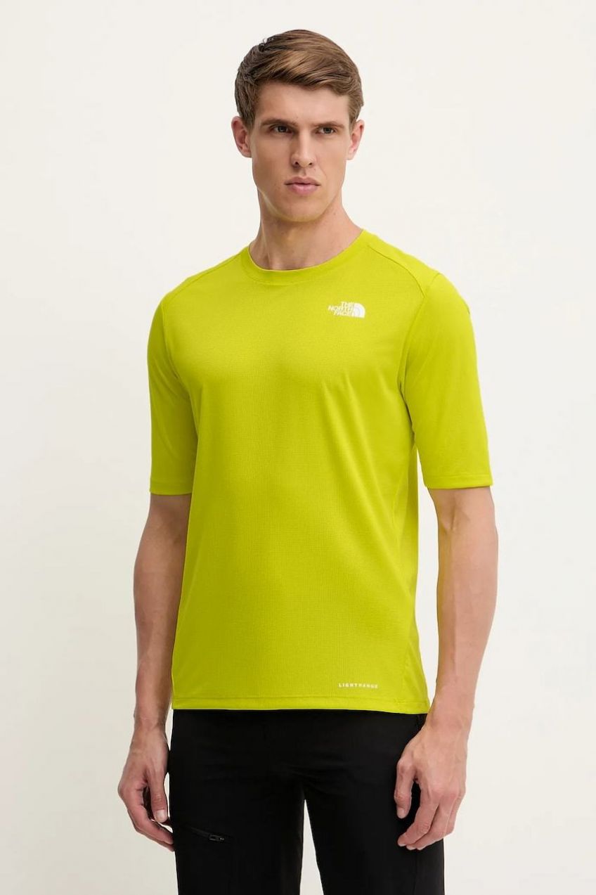 Športové tričko The North Face Shadow zelená farba, jednofarebné, NF0A87TUJE31