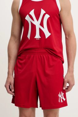 Šortky 47 brand MLB New York Yankees červená farba, BB017PMXYEX657799RD
