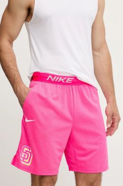 Tréningové šortky Nike San Diego Padres ružová farba, 015E-03AO-PYP-RLY