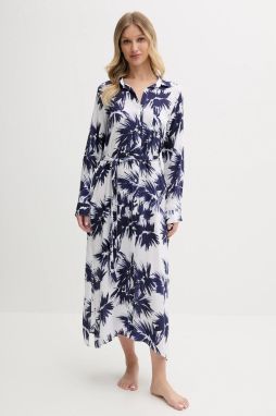 Pyžamo Dkny dámske, tmavomodrá farba, YI00052