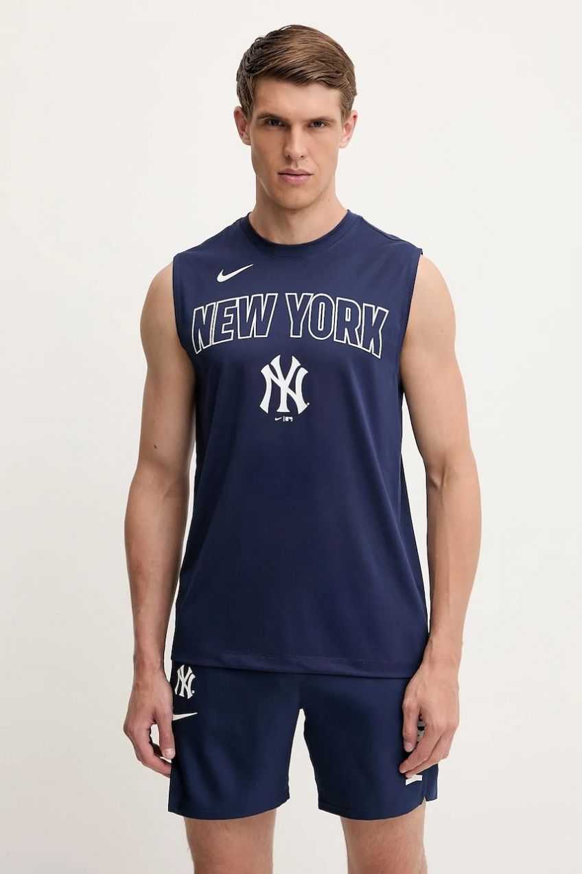 Tréningové tričko Nike New York Yankees tmavomodrá farba, 01B3-44B-NK-Y8P