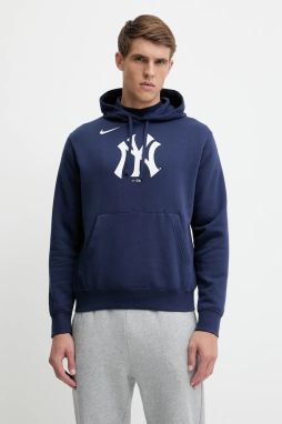 Mikina Nike New York Yankees tmavomodrá farba, s kapucňou, s potlačou, NKDK-44B-NK-CKX