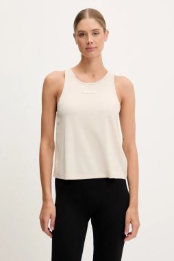 Tréningový top EA7 Emporio Armani béžová farba, AF12956.7W000251