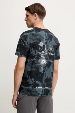 Športové tričko adidas TERREX x National Geographic čierna farba, vzorované, JD5959
