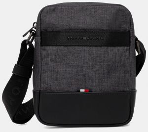 Malá taška Tommy Hilfiger šedá farba, AM0AM13582