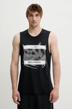 Tričko MM6 Maison Margiela x Salomon čierna farba, SH0NL0005.M20101