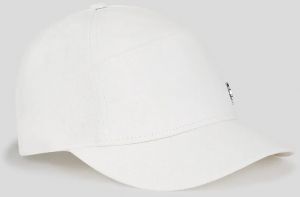Bavlnená šiltovka Karl Lagerfeld biela farba, jednofarebná, A3W33139