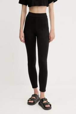 Nohavice Armani Exchange čierna farba, jednofarebné, XW000369 AF12826