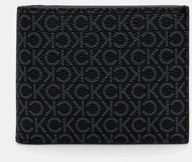 Peňaženka Calvin Klein pánska, čierna farba, LV04D1038G