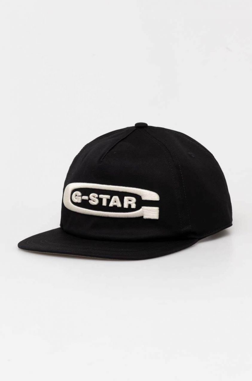 Šiltovka G-Star čierna farba, s nášivkou