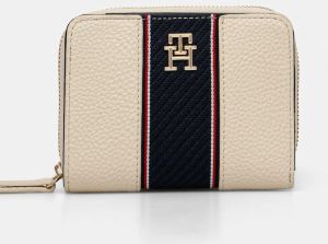 Peňaženka Tommy Hilfiger dámska, béžová farba, AW0AW16924