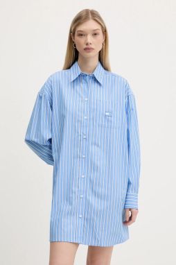 Bavlnené šaty Tommy Jeans mini, oversize, DW0DW21122