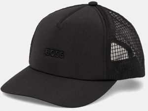 Šiltovka BOSS Orange čierna farba, s nášivkou, 50539472