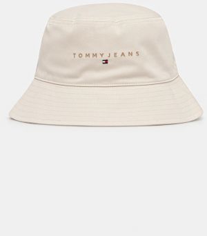 Bavlnený klobúk Tommy Jeans béžová farba, bavlnený, AM0AM13420