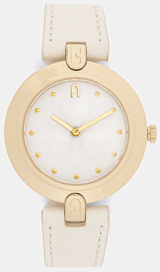 Hodinky Furla FURLA HERITAGE dámske, béžová farba, WW00002011L2