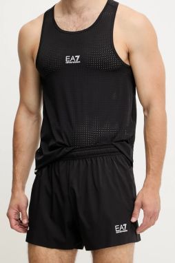 Tréningové šortky EA7 Emporio Armani čierna farba, AF13137.7M000062