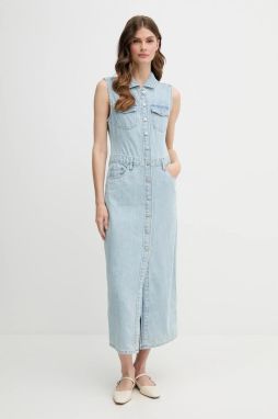 Šaty Dkny maxi, rovný strih, DJ5D9058