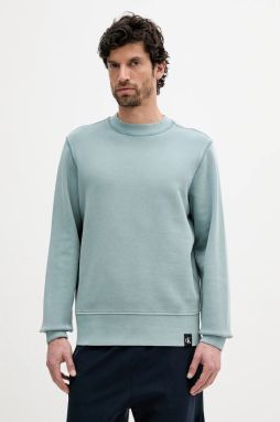 Bavlnená mikina Calvin Klein Jeans jednofarebná, J30J327274