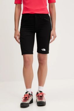 Turistické šortky The North Face Speedlight Slim čierna farba, jednofarebné, vysoký pás, NF0A826C4H01