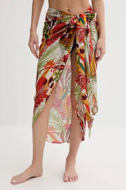 Pareo Desigual TROPICAL FALD oranžová farba, 25SAWA05