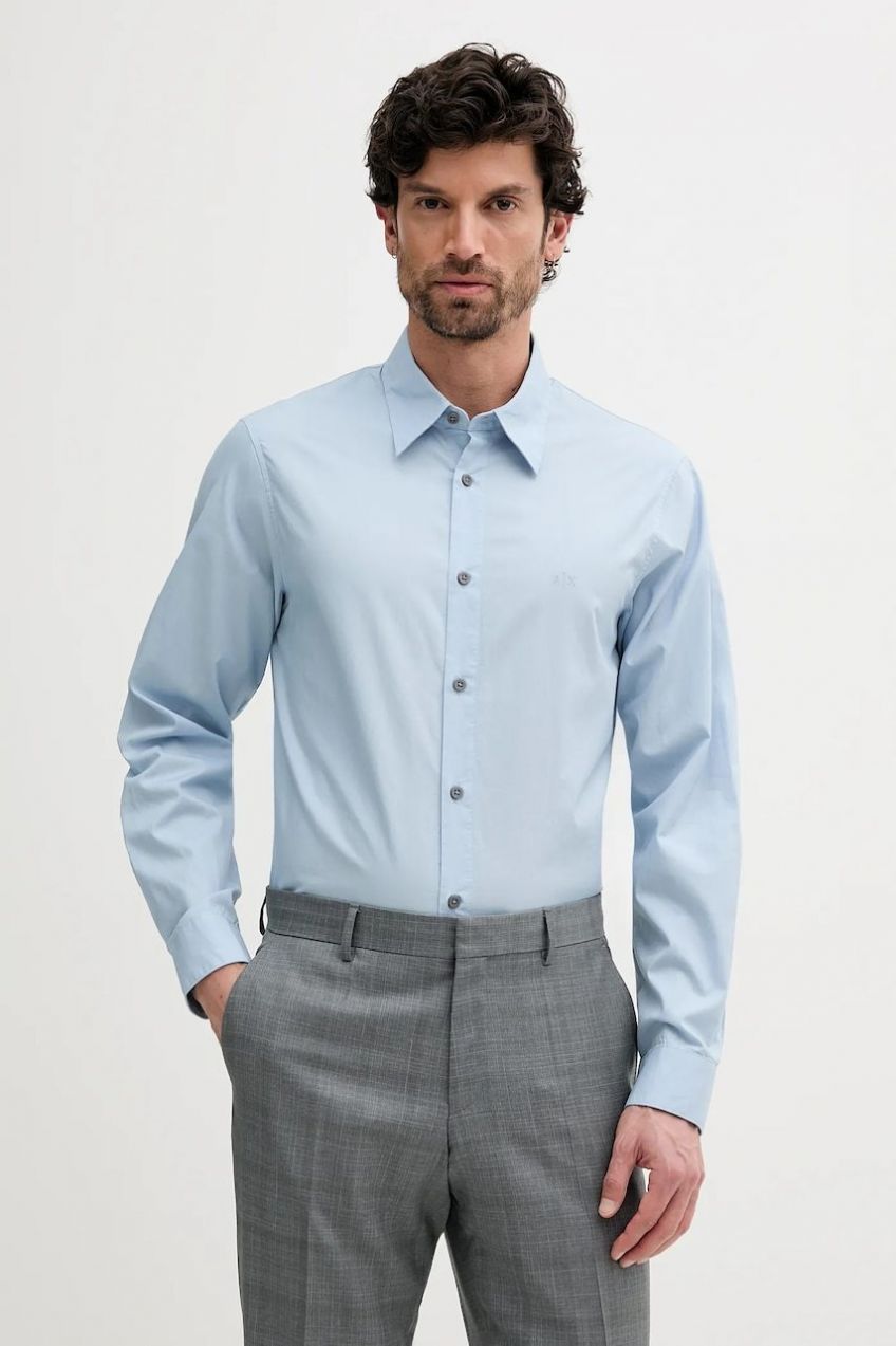Košeľa Armani Exchange regular, s klasickým golierom, XM000494 AF14936