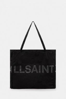 Bavlnená taška AllSaints LARGE čierna farba, M170XC