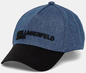 Bavlnená šiltovka Karl Lagerfeld Jeans jednofarebná, A3M33098