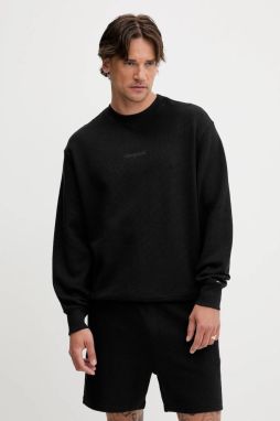 Bavlnená mikina Tommy Jeans čierna farba, jednofarebná, DM0DM21622