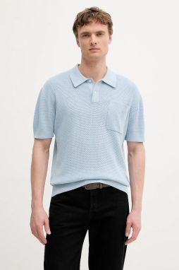 Bavlnené polo tričko Pepe Jeans jednofarebné, PM702536