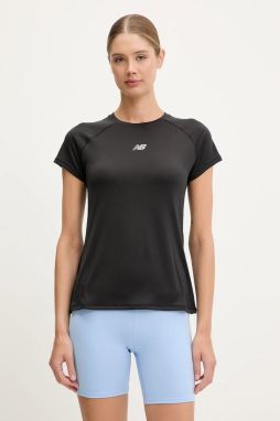 Tréningové tričko New Balance čierna farba, WT51223BK