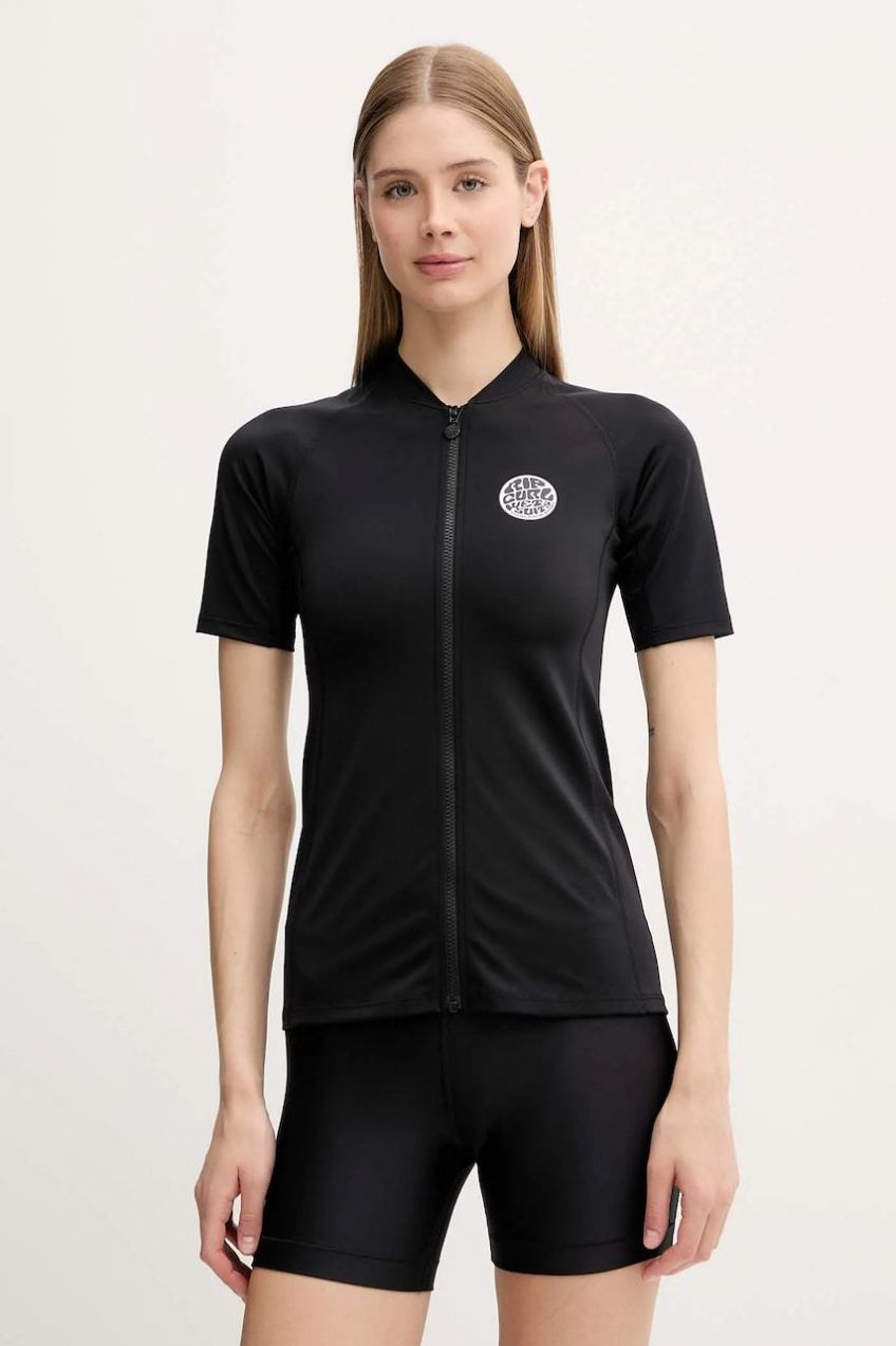 Plavecké tričko Rip Curl čierna farba, 12NWRV